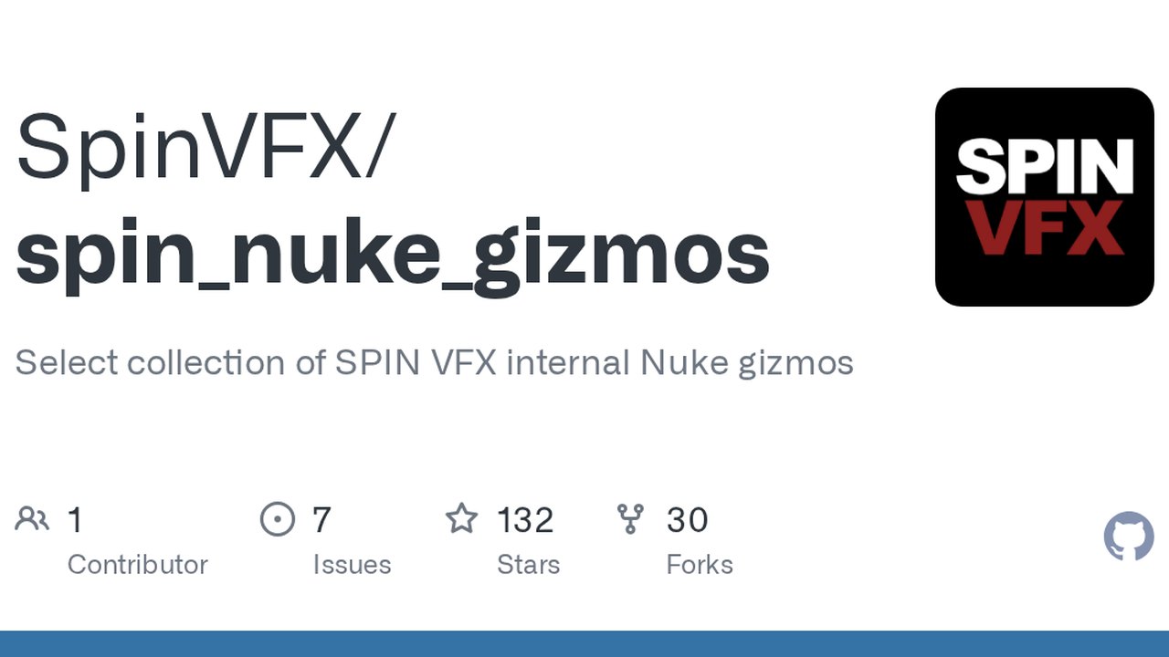 Free Nuke Gizmo Pack: SPIN VFX Production Gizmos (SPIN VFX)