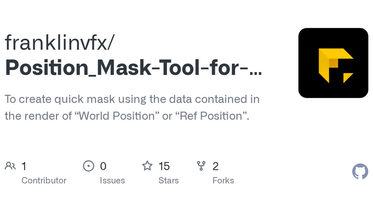 Free Nuke Gizmo: P_Mask Position Pass Masks (franklinvfx)