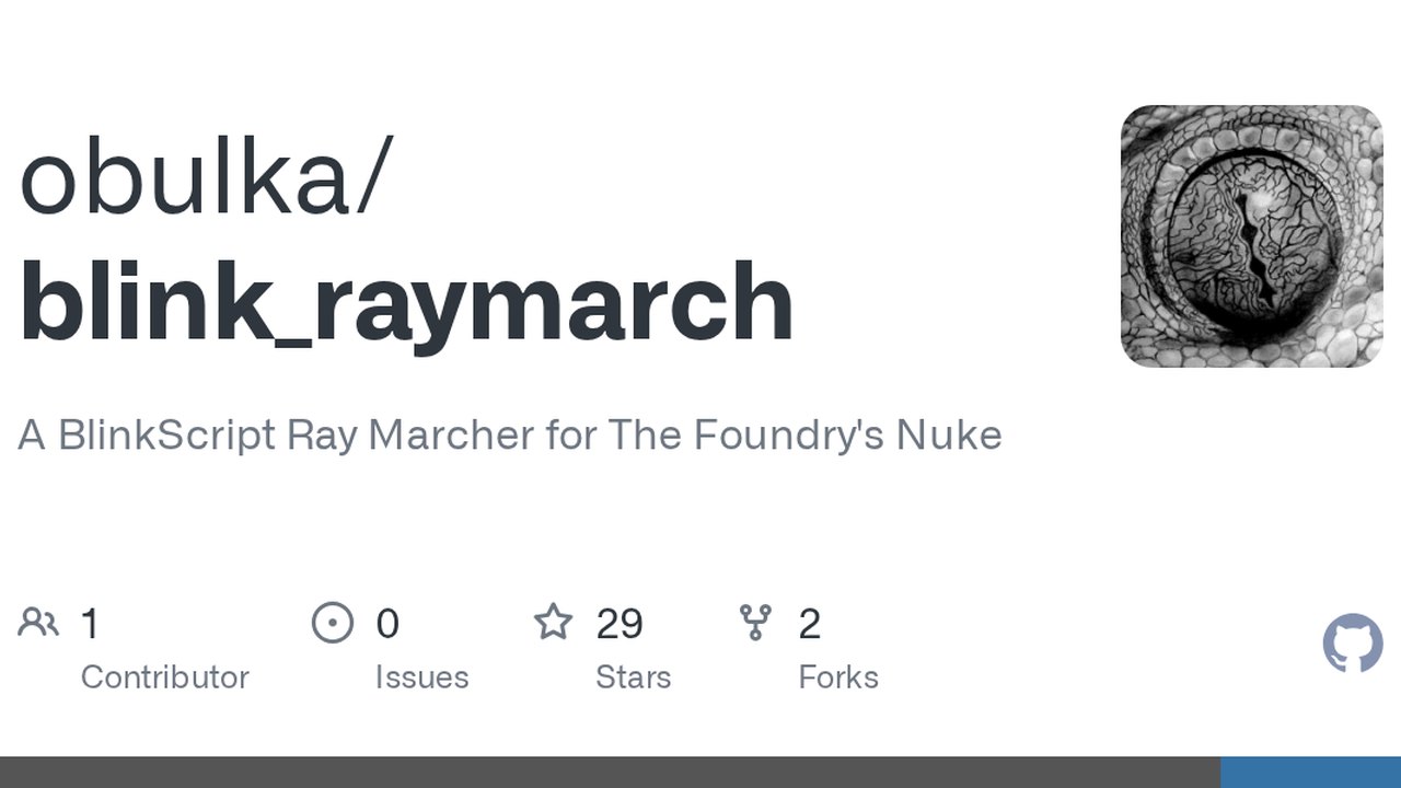 Free Nuke Gizmos: BlinkScript Ray and Path Marcher with SDF Examples (Owen Bulka)
