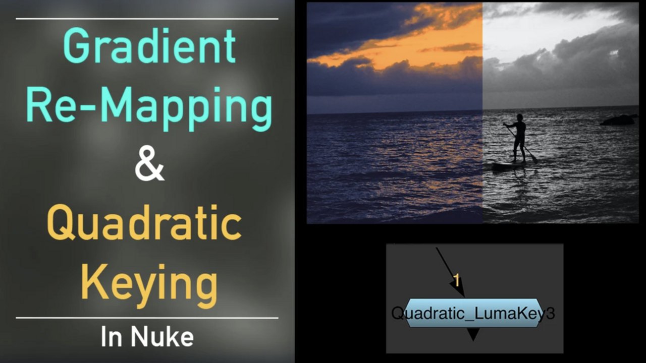 Free Nuke Project: Gradient Re-Mapping and Quadratic Keying (Compositing Academy)