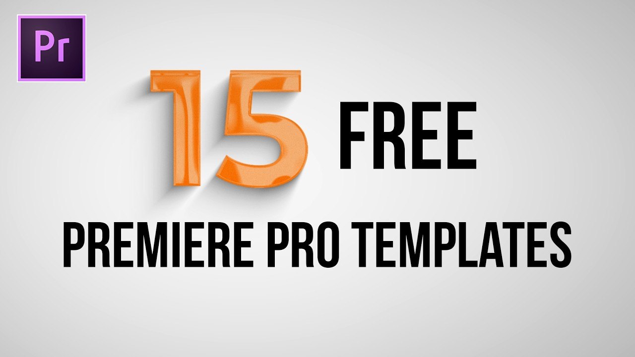 15 Free Premiere Pro Logo & Title Templates: MOGRT and PRPROJ (TLG)