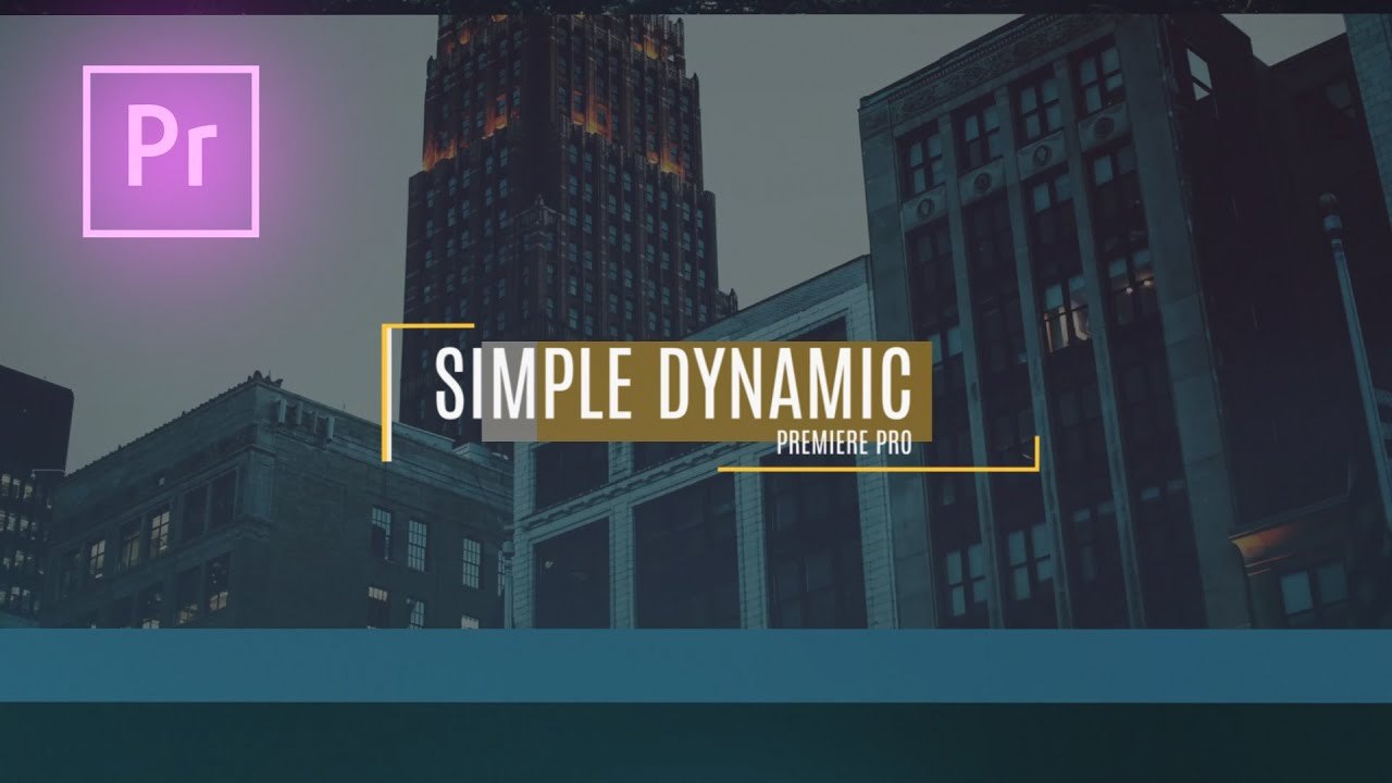 Free Premiere Pro Slideshow Template: Simple Dynamic (911 Templates)