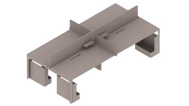 Free Revit 2020 Family Pack: Layout Studio Workstation System Components (Herman Miller)