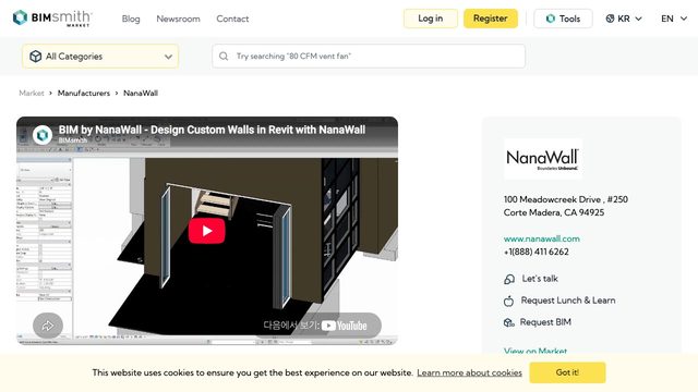 Free Revit Family Pack: NanaWall Folding and Sliding Glass Wall Systems (NanaWall)