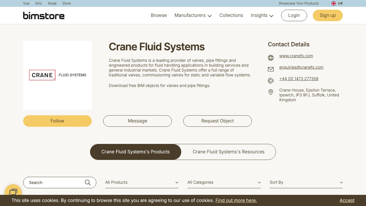Free Revit Family Pack: Crane Fluid Systems Valves, Strainers and Fittings (Crane Fluid Systems)