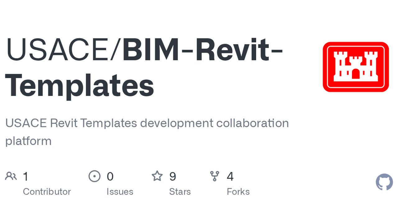 Free Revit 2016 Project Template: USACE BASE Template v3.0 Beta (U.S. Army Corps of Engineers)