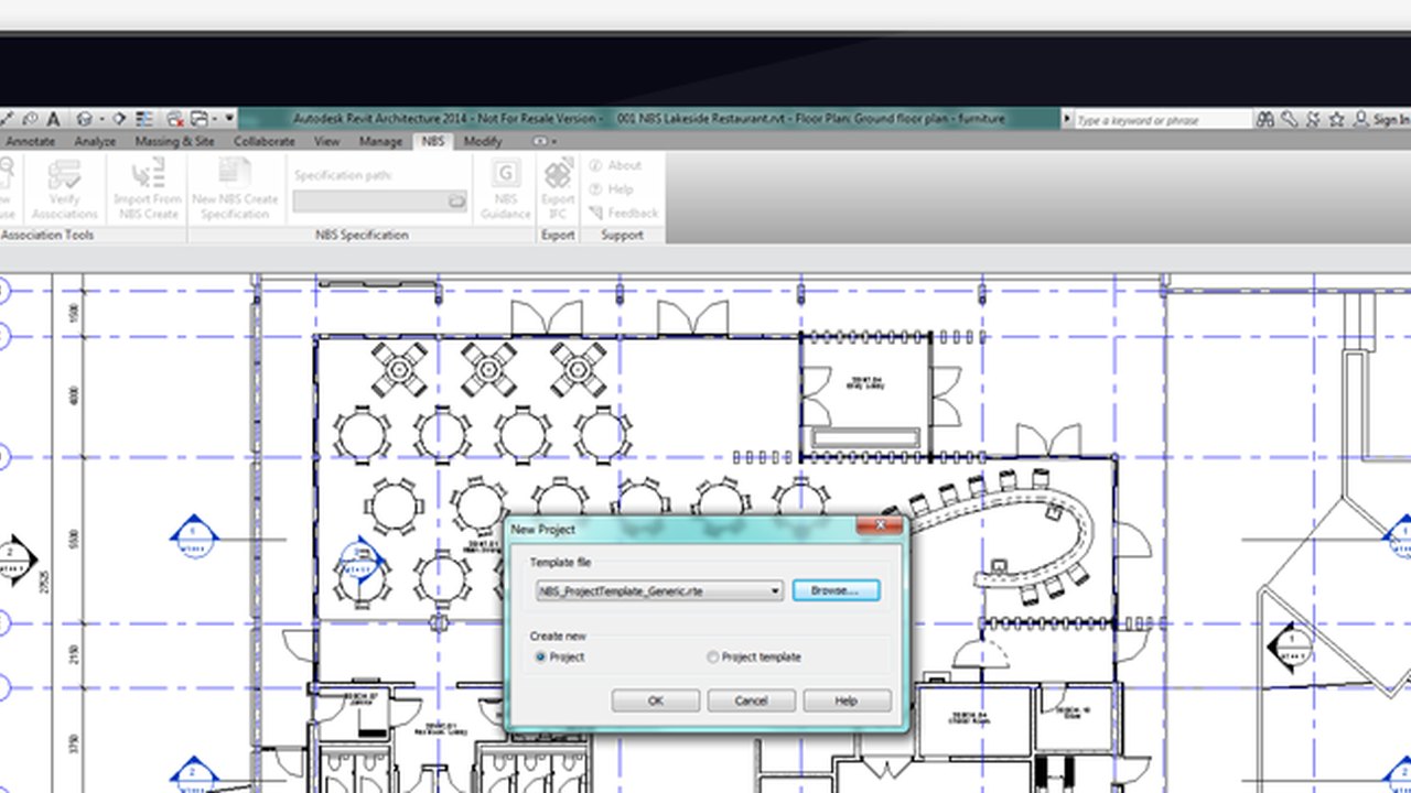 Free Revit 2023 Project Template: NBS BIM Templates for the BIM Object Standard 2.2 (NBS)