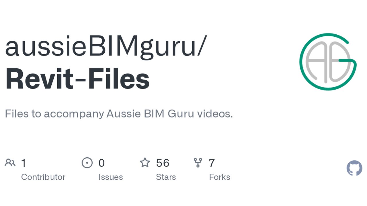 Free Revit 2022 Project: Quantity Takeoff Preparation Model with Cost Parameters (Aussie BIM Guru)