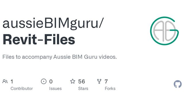 Free Revit 2020 Project: Formwork Starter Model (Aussie BIM Guru)