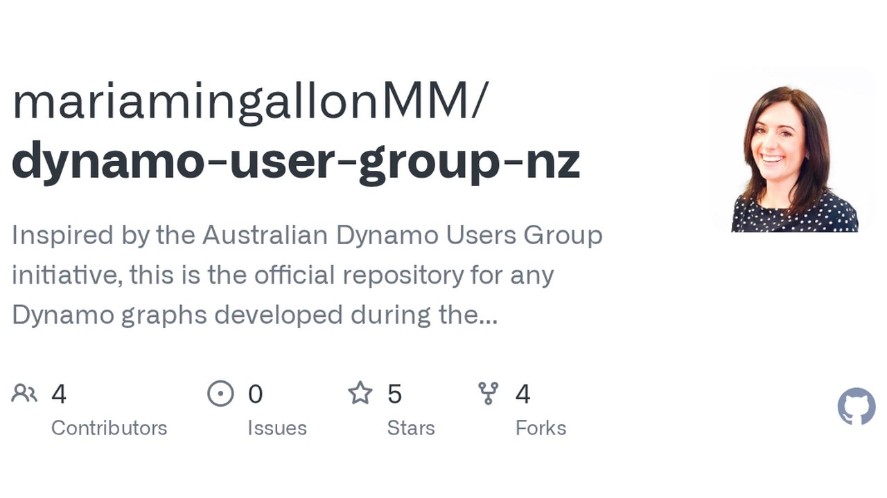 Free Revit Dynamo Script Pack: Dynamo Users Group New Zealand Workshop Files (Maria Mingallon)