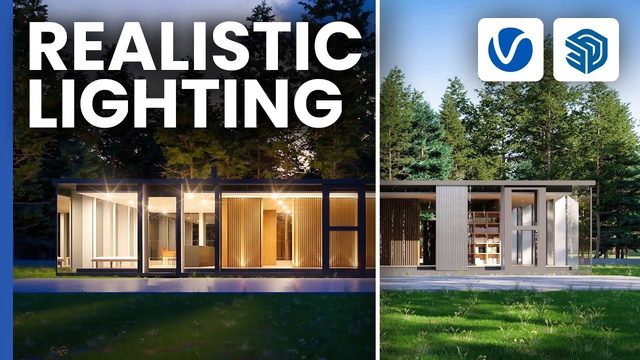 Free V-Ray for SketchUp Scene: Lighting Practice with Light Mix