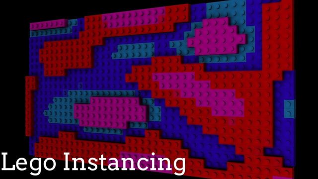 Free TouchDesigner Project: Lego Brick Texture Instancing (Matt Ross)
