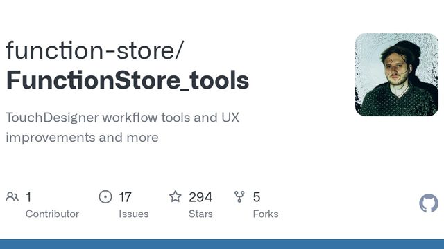 Free TouchDesigner 2023.11880+ Component: FunctionStore Workflow & UX Tools (Daniel Molnar)