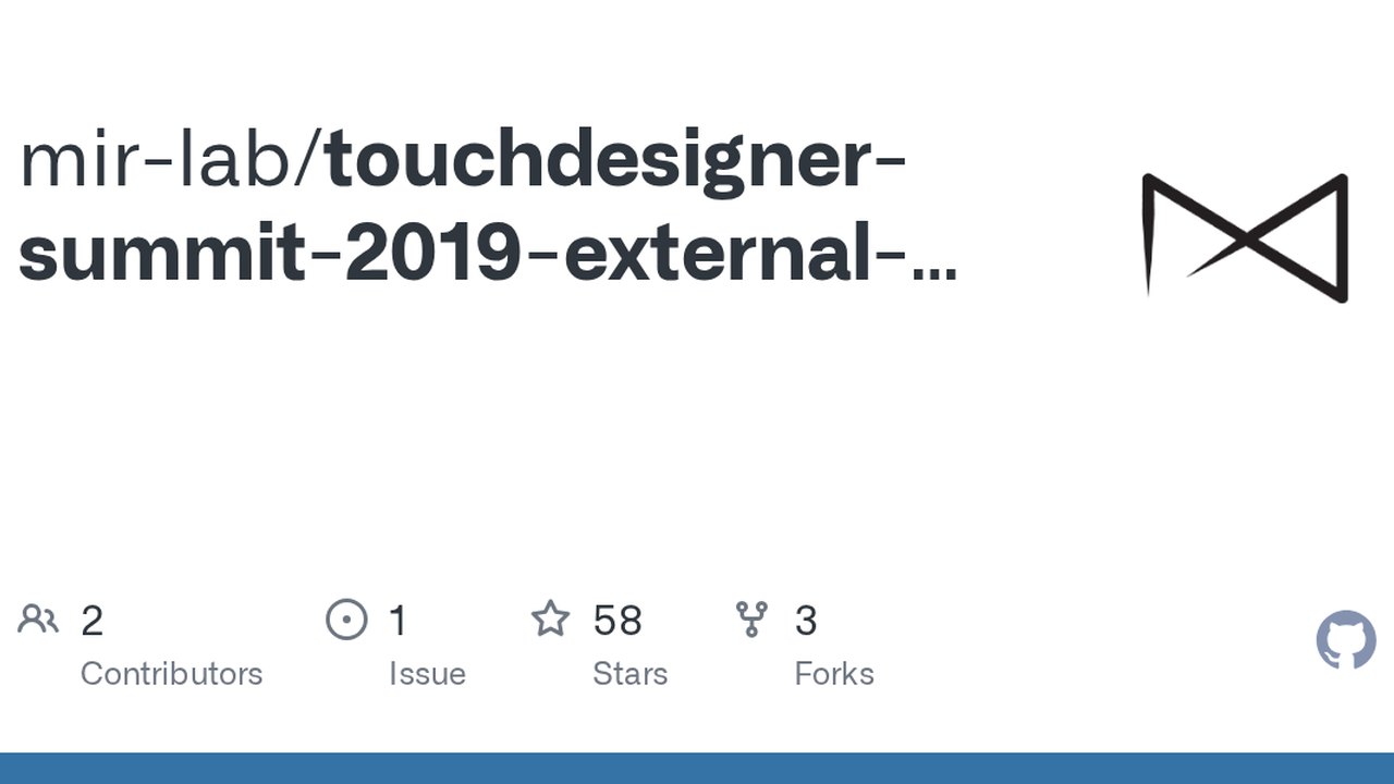 Free TouchDesigner 099 Workshop Files: External Python Libraries, TD Summit 2019 (Matthew Ragan)