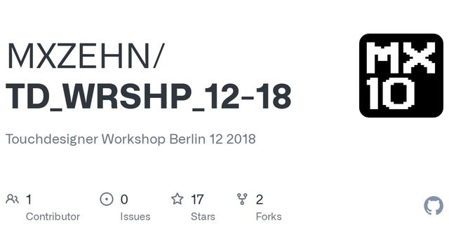 Free TouchDesigner Berlin Workshop 2018 Files: Audio Viz, LED Mapping, Laser (Heckmann, Kraus)