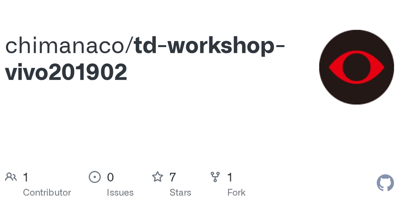 Free TouchDesigner 2019.20140 Workshop Files: Live Visuals at VIVO Media Arts (chimanaco)