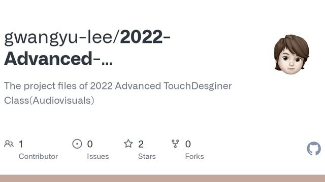 Free TouchDesigner Audiovisual Class Files: Audio-Reactive 2D/3D, Particles, Max/MSP (Gwangyu Lee)