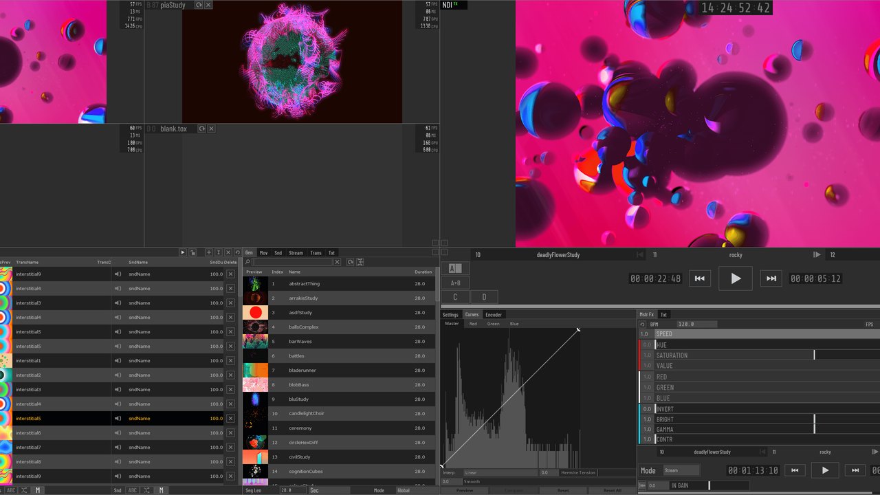 Free TouchDesigner 2022.25370 Project: nodeo NDI Media Server (The Experiential Co.)