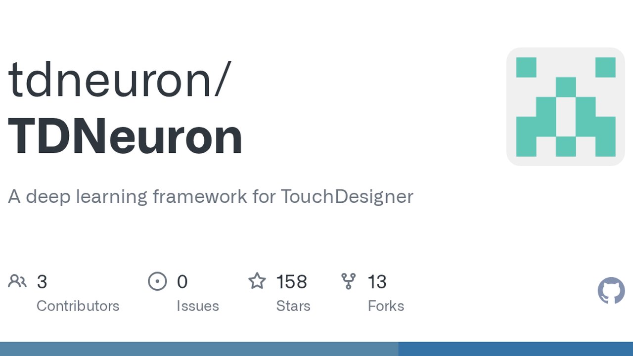 Free TouchDesigner Project: TDNeuron GPU Deep Learning Framework (Darien Brito, Tim Gerritsen)