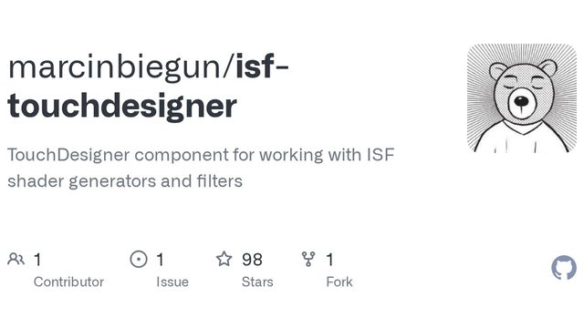Free TouchDesigner Component: ISF Shader Parser for Generators & Filters (Marcin Biegun)