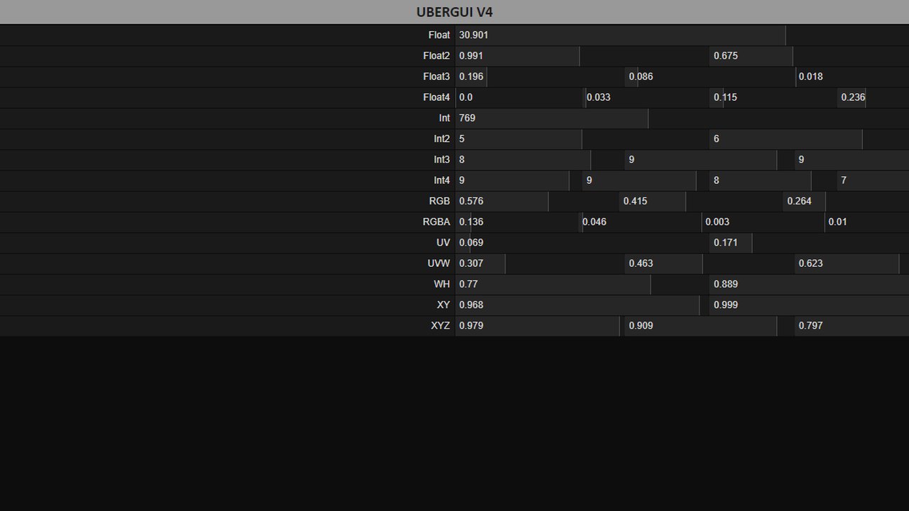 Free TouchDesigner 2021.12380 Component: UberGui Web Render UI for Custom Parameters (Lucas Morgan)