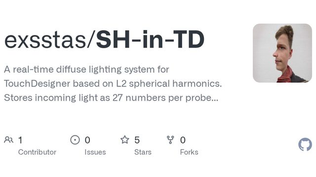 Free TouchDesigner 2025.31550+ Component: Spherical Harmonics Lighting Toolkit with POPs (exsstas)