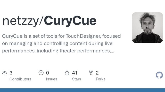 Free TouchDesigner Project: CuryCue Cue-Based Show Control for Theater & Installations (Evgeniy Afonin)
