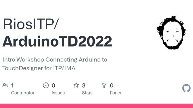 Free TouchDesigner 2022 Workshop Files: Arduino Serial, Sensors & IMU (ITP/IMA)