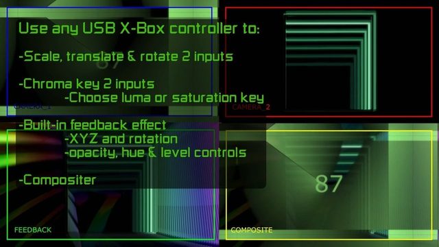 Free TouchDesigner Component: Xbox Gamepad Camera Control with Keying and Feedback (WORLDWIDE BASEMENT VIBES)