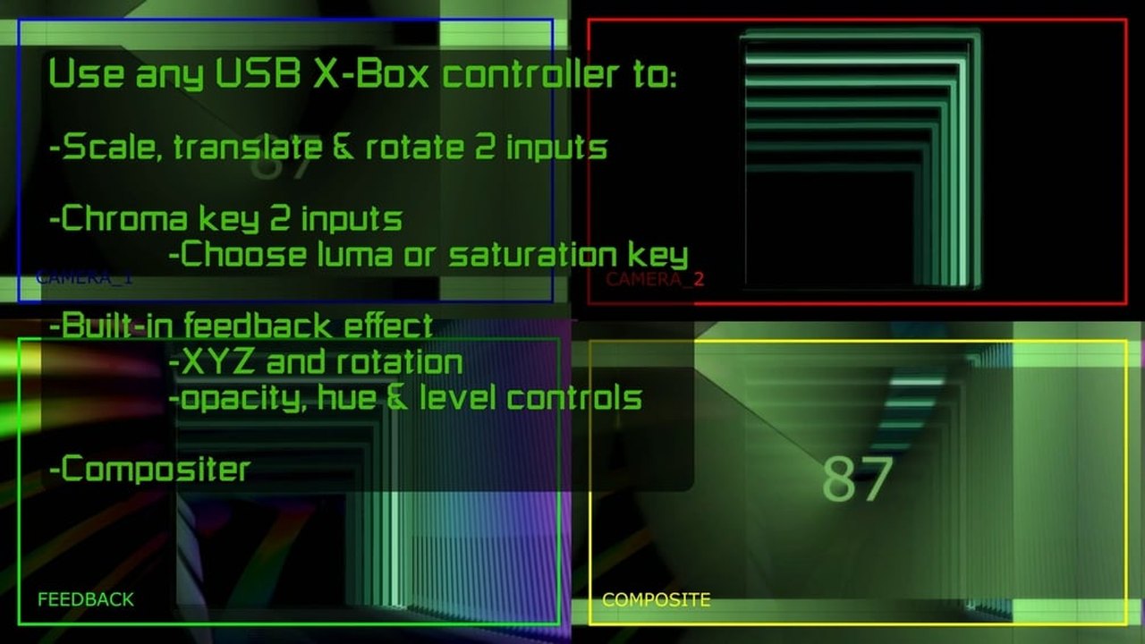 Free TouchDesigner Component: Xbox Gamepad Camera Control with Keying and Feedback (WORLDWIDE BASEMENT VIBES)