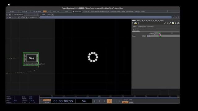 Free TouchDesigner Component: Easing Curves for 0 to 1 LFOs (Nova New Chorus)