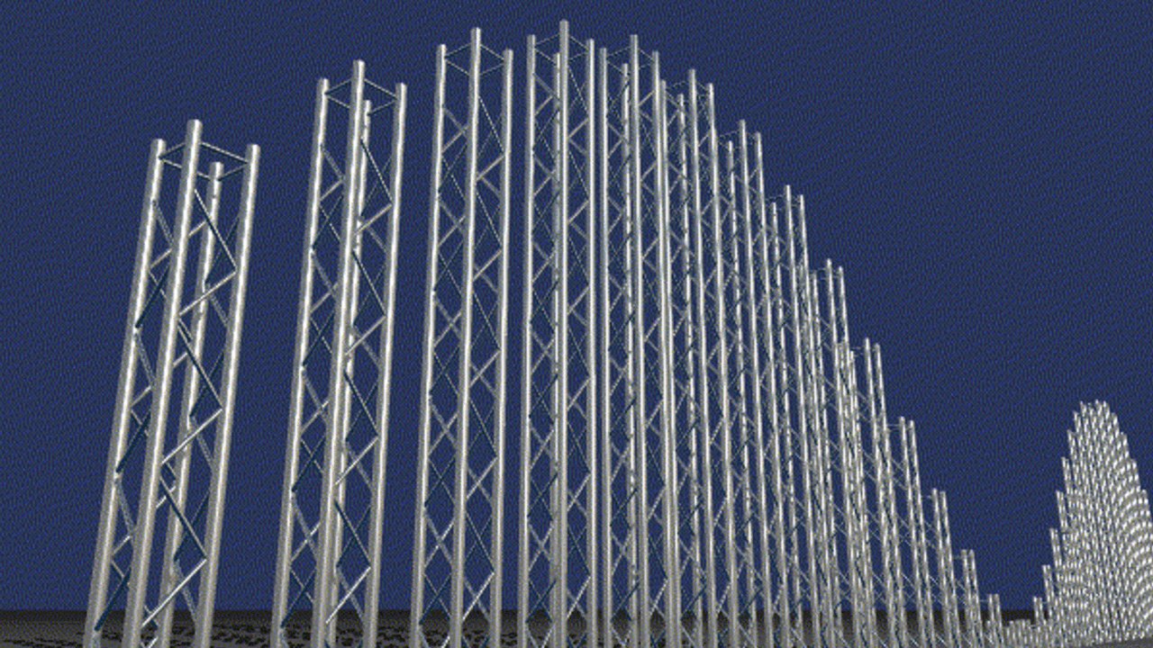 Free TouchDesigner Component: Pop Truss Parametric 12-Inch Stage Truss (harveymoon)