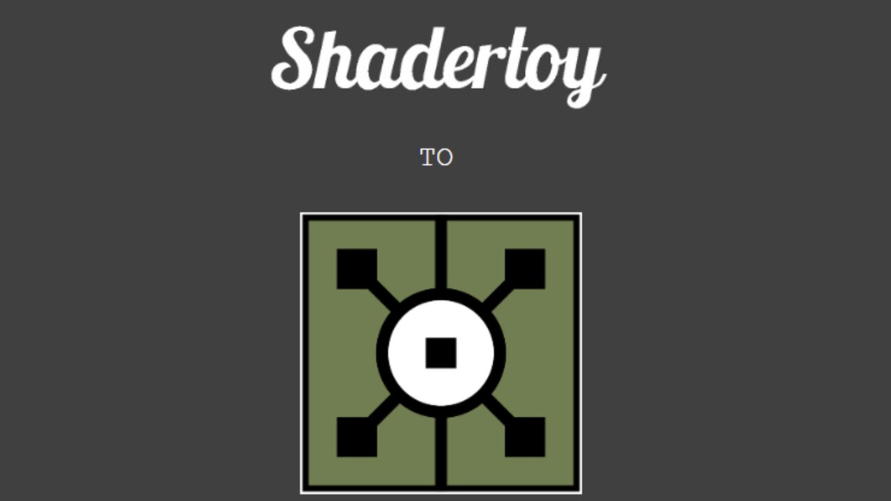 Free TouchDesigner Component: Shadertoy2TD Shadertoy URL to Network Converter (devart.space)
