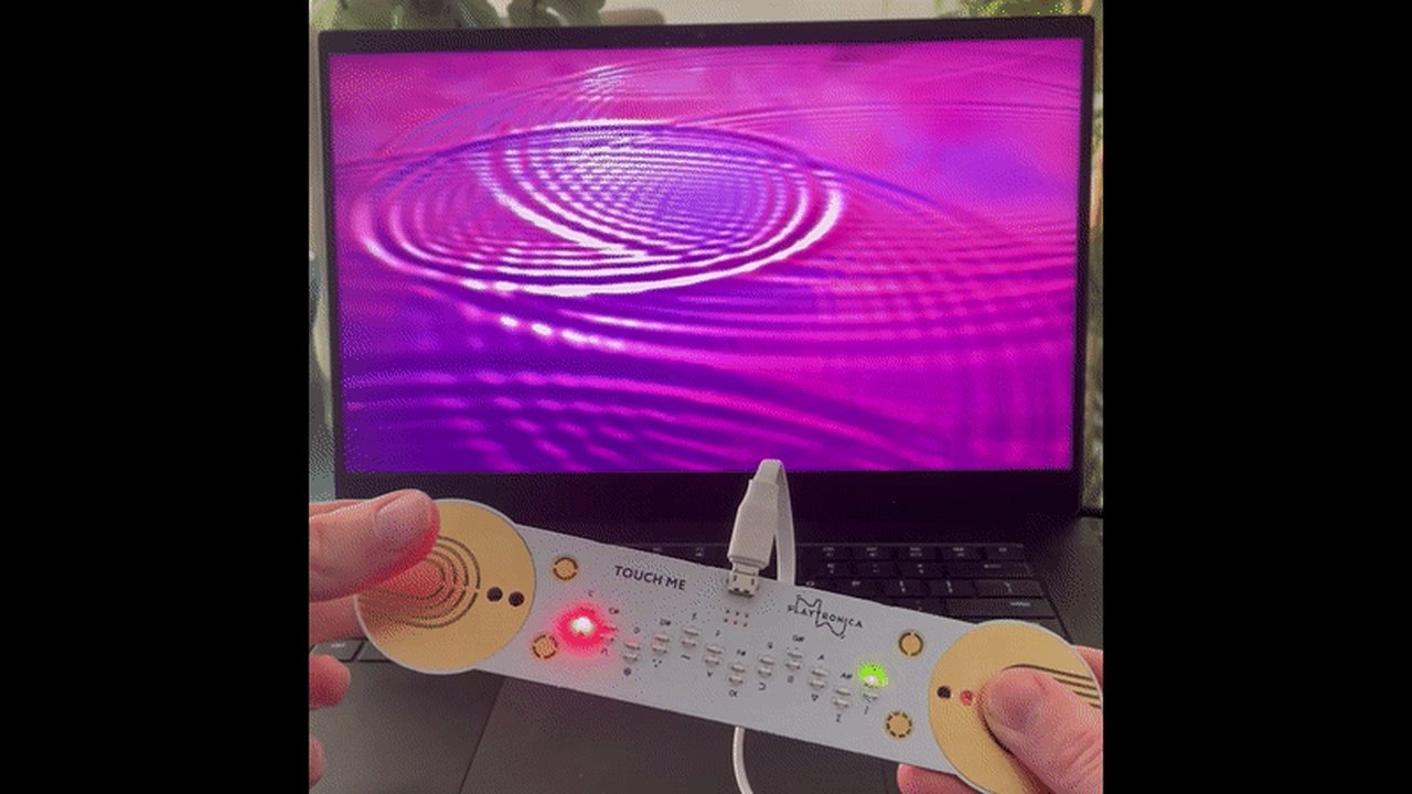 Free TouchDesigner Project: TouchMe Rain on Water Audiovisual Scene (Prismatic Visuals)