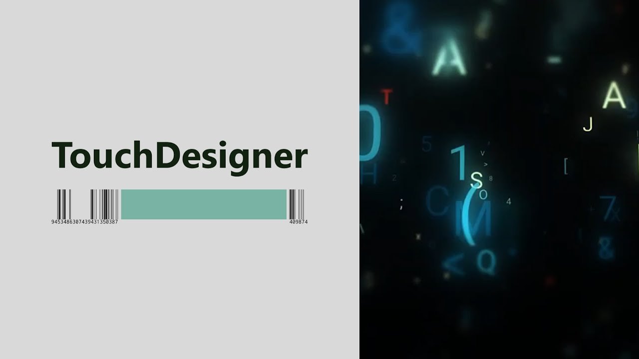 Free TouchDesigner 2023 Project: Alphabet Soup Dancing Letters (Pablo Torri)