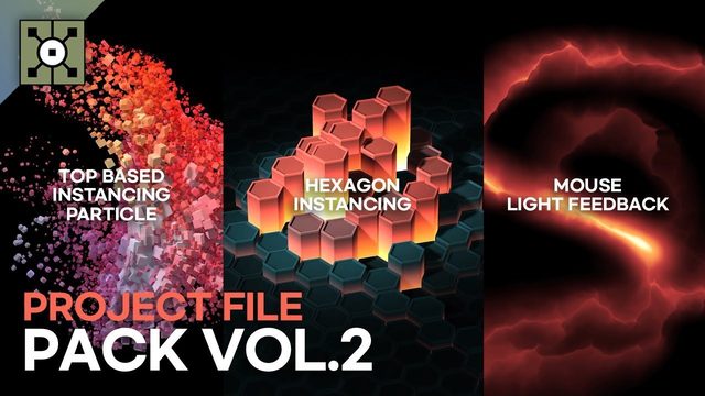 Free TouchDesigner 2020 Project Pack Vol.2: Instancing and Feedback (Noto The Talking Ball)