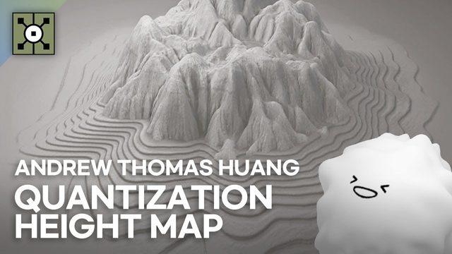 Free TouchDesigner 2020 Project: Quantization Height Map (Noto The Talking Ball)