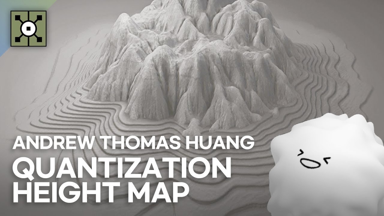 Free TouchDesigner 2020 Project: Quantization Height Map (Noto The Talking Ball)