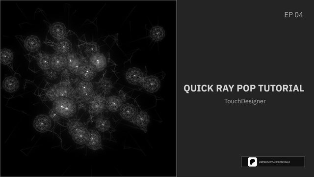 Free TouchDesigner 2025 Project: Quick Ray POP Network (caro villeneuve)