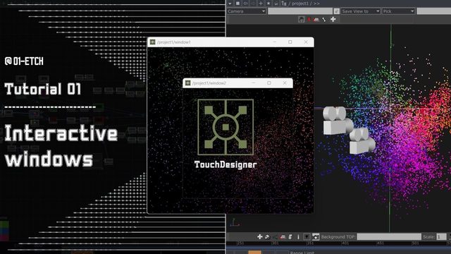 Free TouchDesigner Project: Interactive Windows with the Window COMP (ETCH-01)