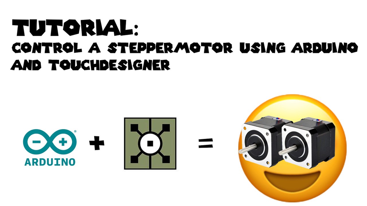 Free TouchDesigner Project: Arduino Stepper Motor Control with a TB6600 Driver (jakster)