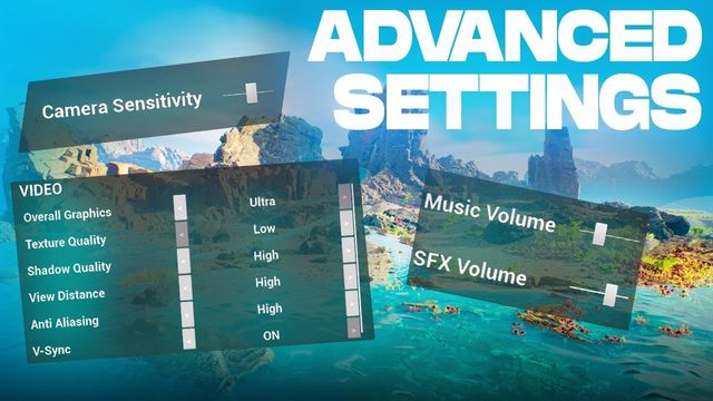 Free UE5 Blueprint Project: Advanced Settings Menu (MelvinTang Games)