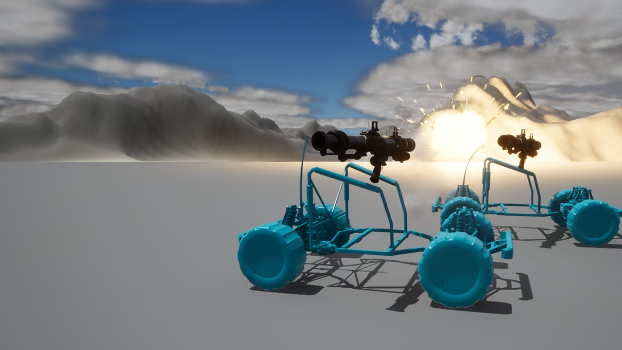 Free Unreal Engine 5.1 Project: Multiplayer Vehicular Combat with Chaos Vehicles (Danial Kamali)