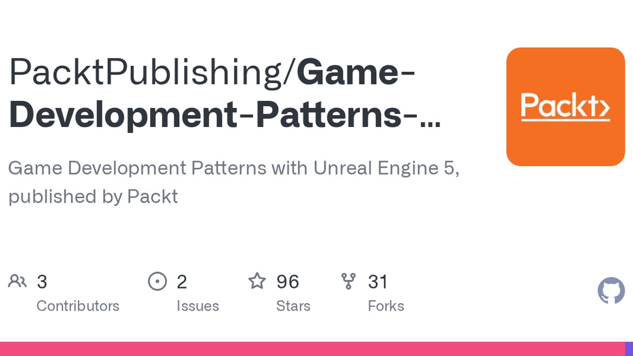 Free Unreal Engine 5.0 Projects: Game Development Patterns RTS AI Book Files (Packt)