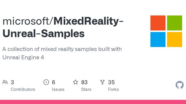 Free Unreal Engine 4.26 Projects: HoloLens 2 Mixed Reality Samples (Microsoft)