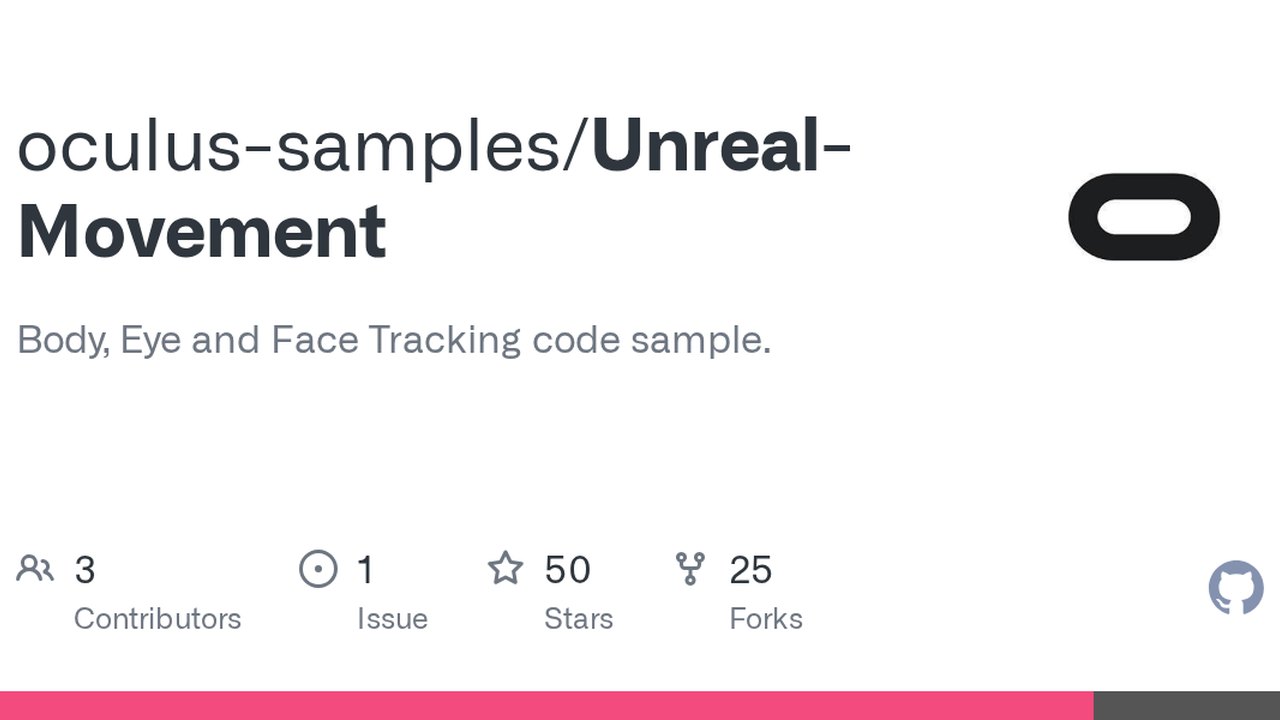 Free Unreal Engine 5.8 Project: Quest Pro Body, Eye and Face Tracking Sample (Meta)