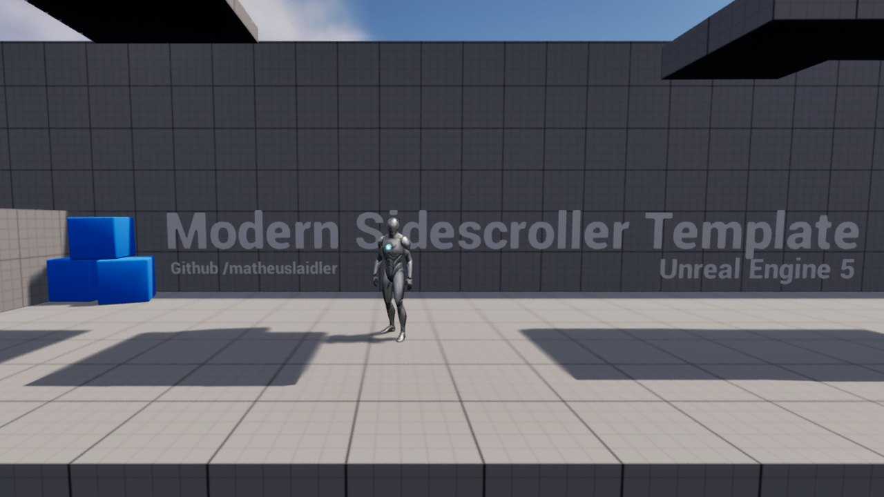 Free Unreal Engine 5.5 Project: Modern 3D Sidescroller Template (Matheus Laidler)