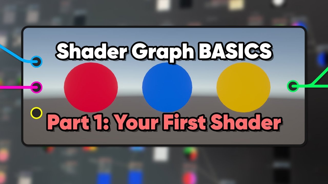 Free Unity 2022.3 Project: Shader Graph Basics Part 1 (Daniel Ilett)