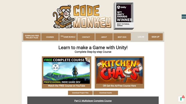 Free Unity 2022.2 Project: Kitchen Chaos Course Files (Code Monkey)