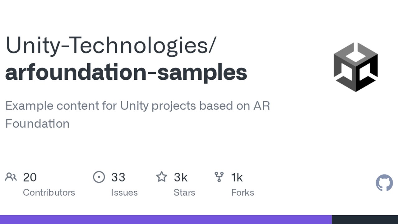 Free Unity 6 Project: AR Foundation Samples for ARCore, ARKit and Quest (Unity)